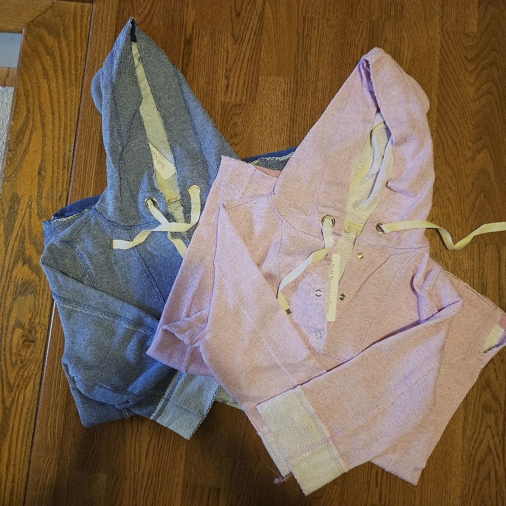 NWT Lot of 2 Soft Surroundings Bali Beach Pullovers